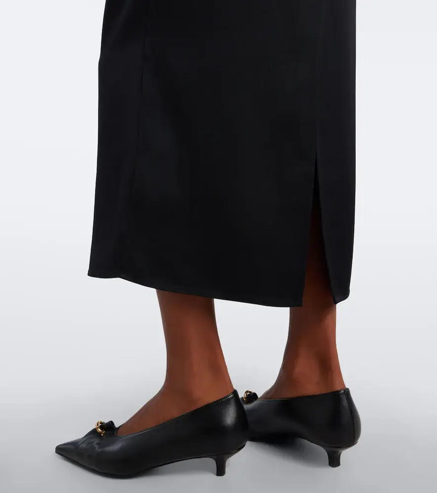 Loulou de Saison Sonia feather-trimmed midi dress | Thumbnail 4 Loulou de Saison Sonia feather-trimmed midi dress | Thumbnail 4