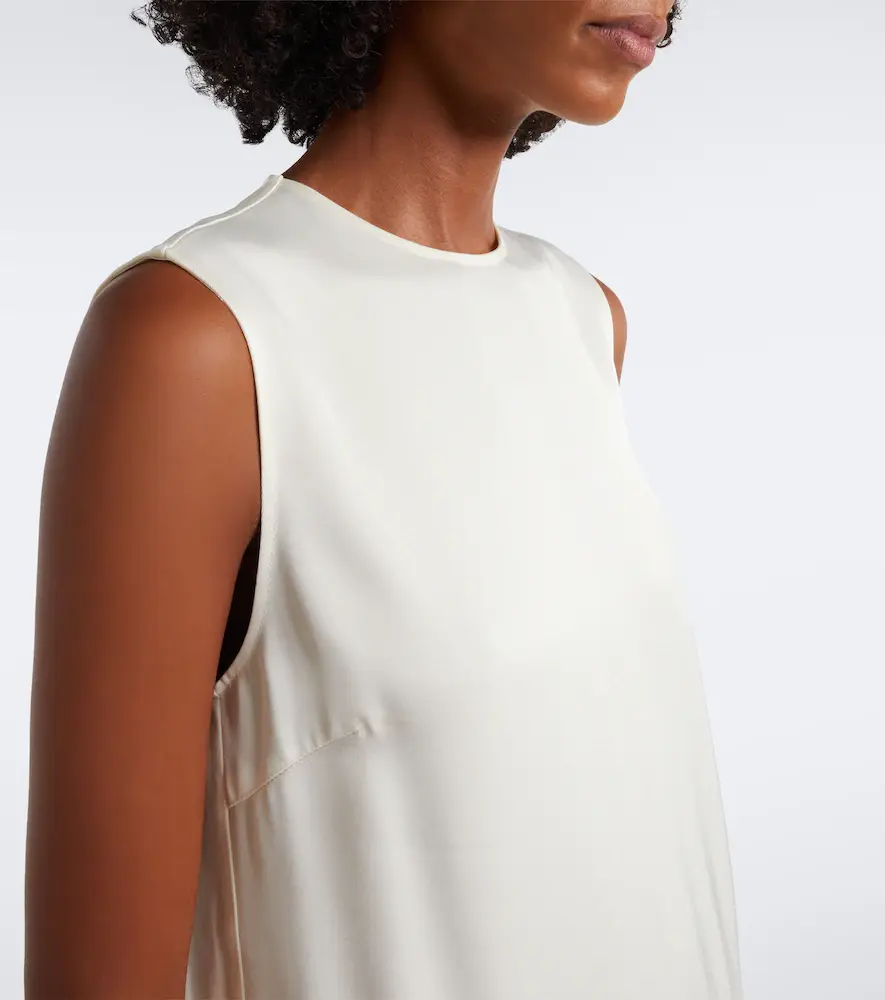 Loulou de Saison Sonia feather-trimmed midi dress | Thumbnail 3 Loulou de Saison Sonia feather-trimmed midi dress | Thumbnail 3