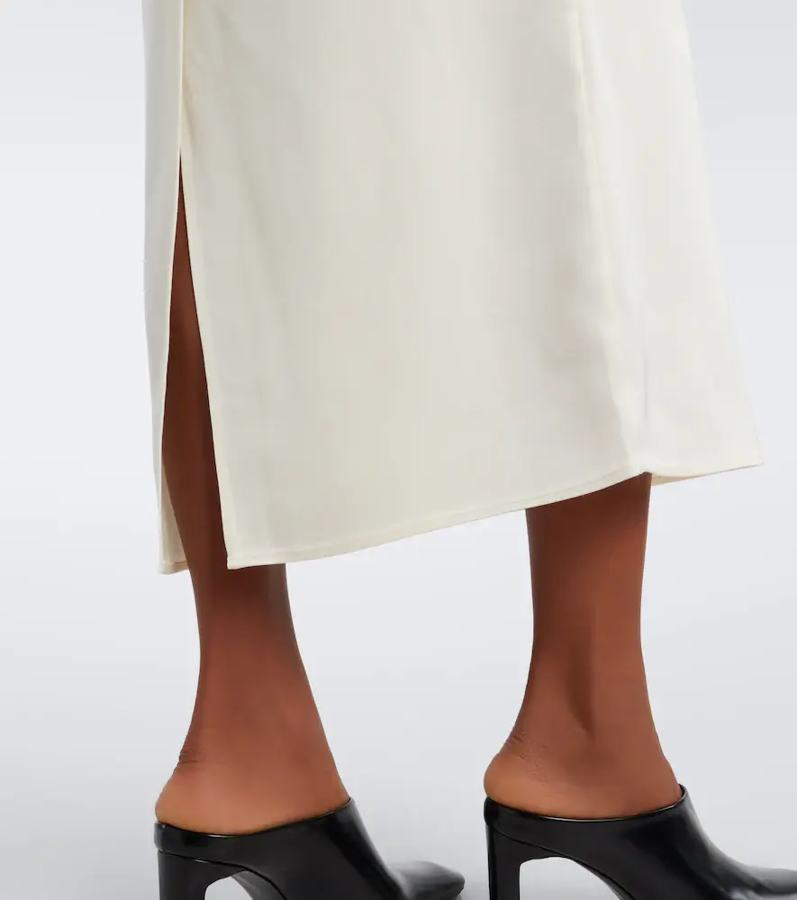 Loulou de Saison Sonia feather-trimmed midi dress | Thumbnail 6 Loulou de Saison Sonia feather-trimmed midi dress | Thumbnail 6