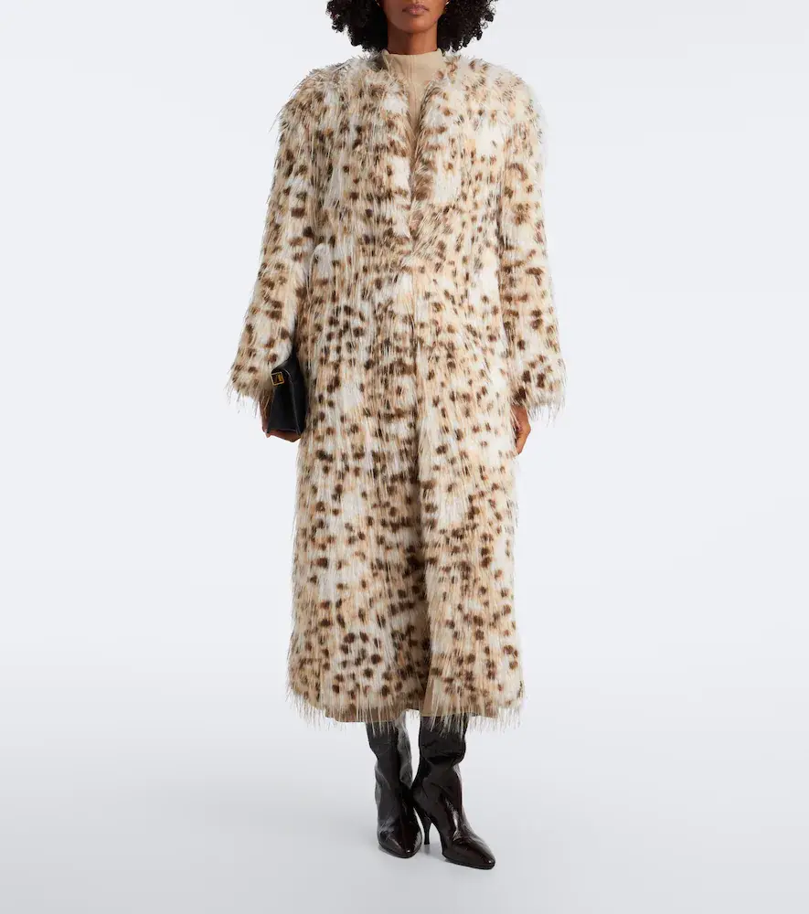 Loulou de Saison Eya animal-print coat | Thumbnail 2 Loulou de Saison Eya animal-print coat | Thumbnail 2