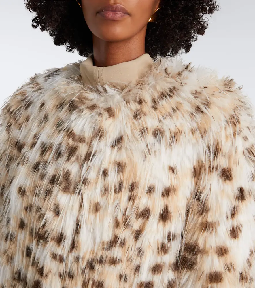 Loulou de Saison Eya animal-print coat | Thumbnail 3 Loulou de Saison Eya animal-print coat | Thumbnail 3