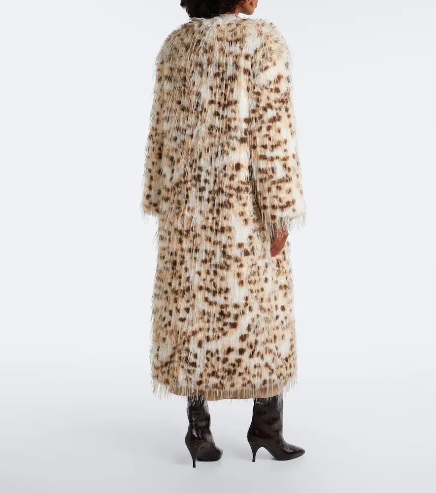 Loulou de Saison Eya animal-print coat | Thumbnail 4 Loulou de Saison Eya animal-print coat | Thumbnail 4