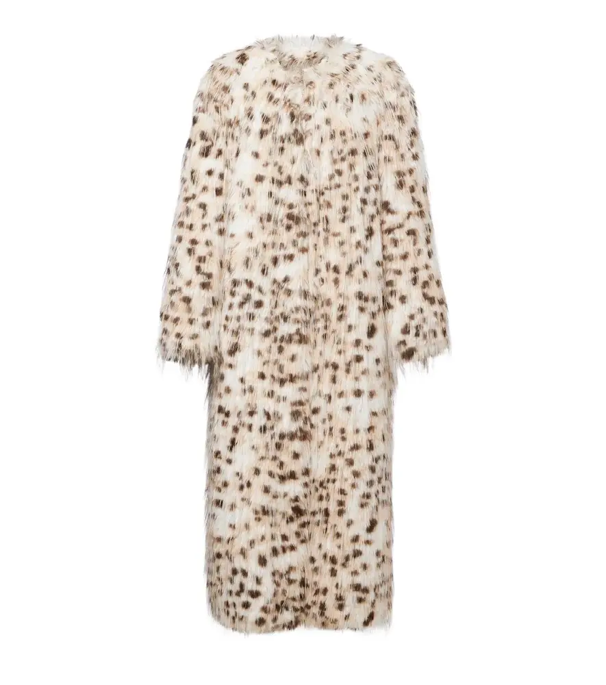Eya animal-print coat Eya animal-print coat