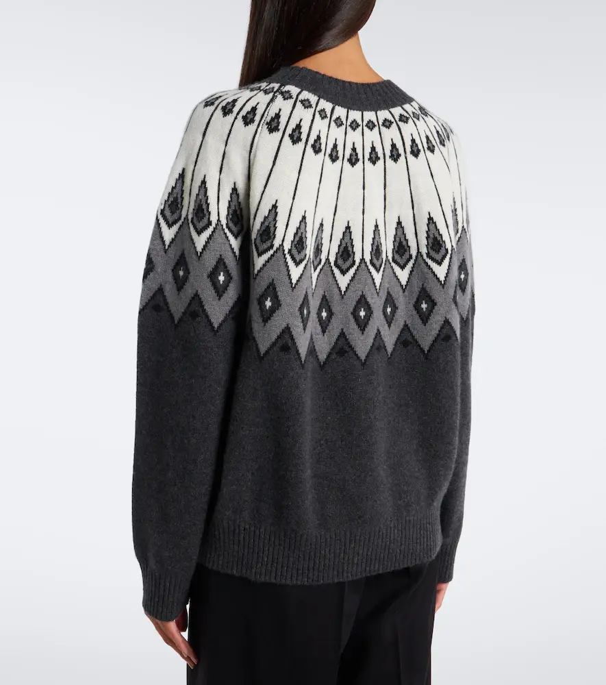 Loulou de Saison Hans jacquard cashmere sweater | Thumbnail 4 Loulou de Saison Hans jacquard cashmere sweater | Thumbnail 4