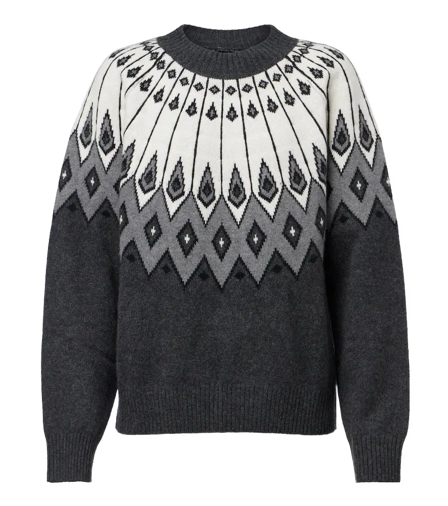 Hans jacquard cashmere sweater Hans jacquard cashmere sweater