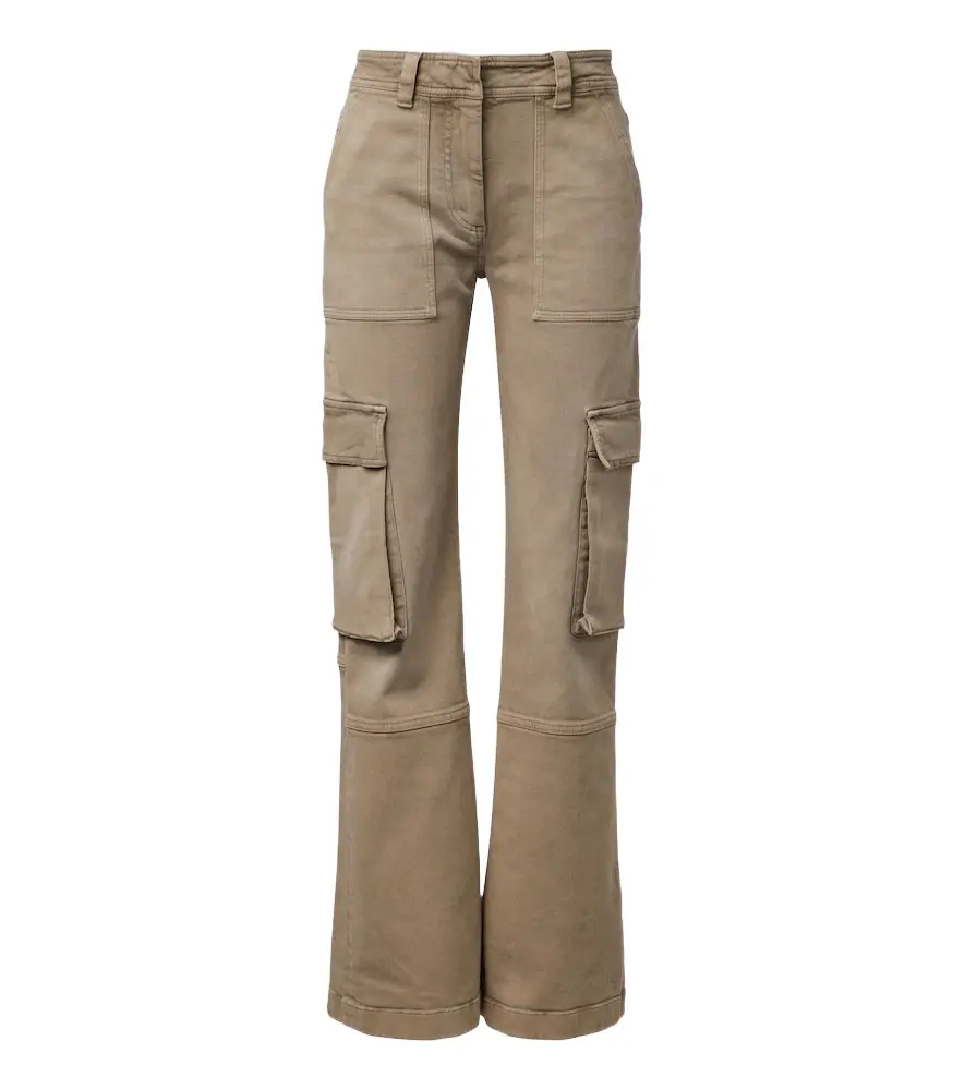 Cotton twill cargo pants