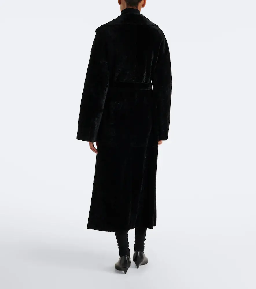 ARMA Rien reversible shearling wrap coat | Thumbnail 3