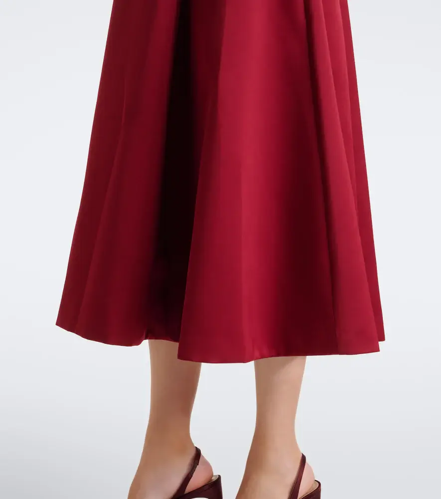Emilia Wickstead Capucine belted satin midi dress | Thumbnail 2 Emilia Wickstead Capucine belted satin midi dress | Thumbnail 2
