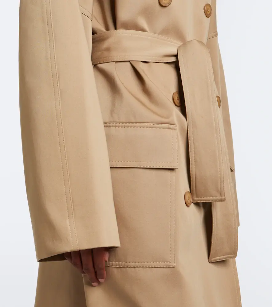 The Frankie Shop Tess cotton gaberdine trench coat | Thumbnail 6 The Frankie Shop Tess cotton gaberdine trench coat | Thumbnail 6