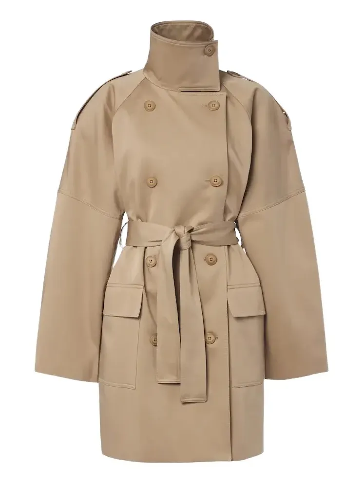 Tess cotton gaberdine trench coat