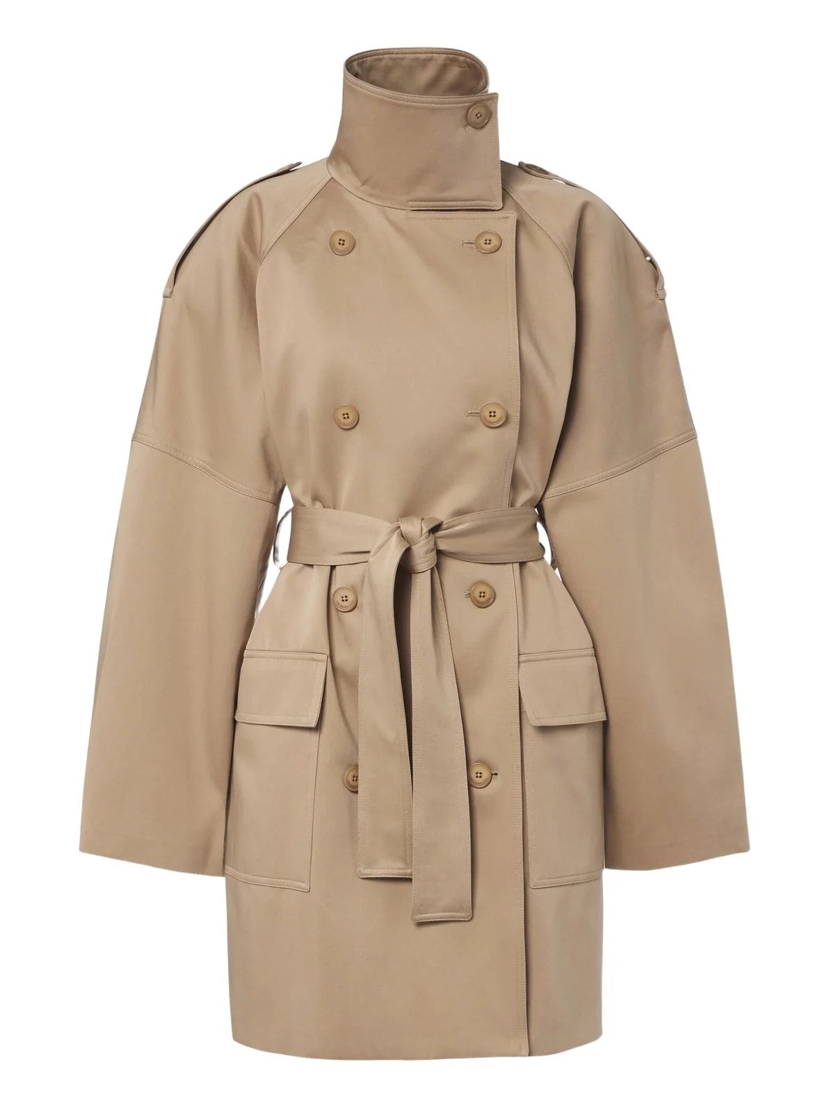 Tess cotton gaberdine trench coat