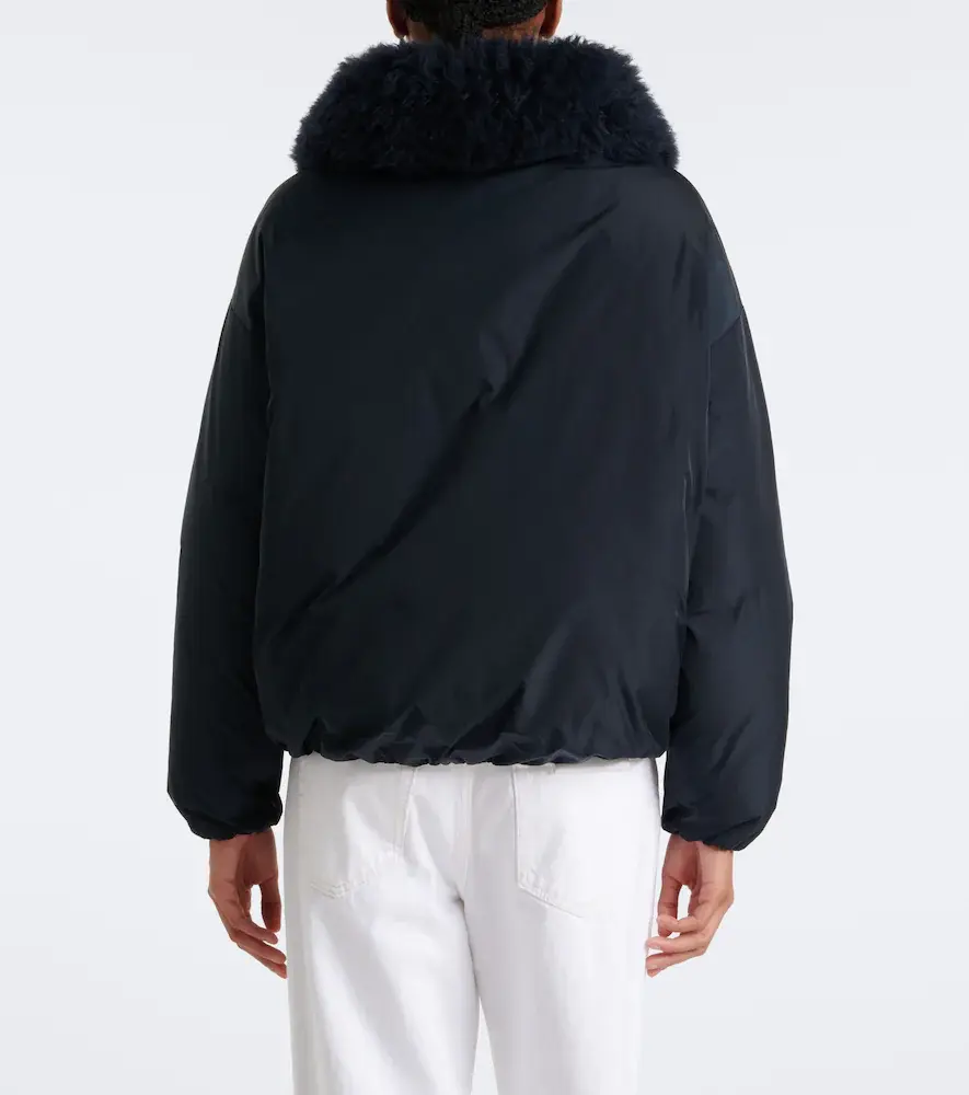 Yves Salomon Wool-trimmed down jacket | Thumbnail 2 Yves Salomon Wool-trimmed down jacket | Thumbnail 2