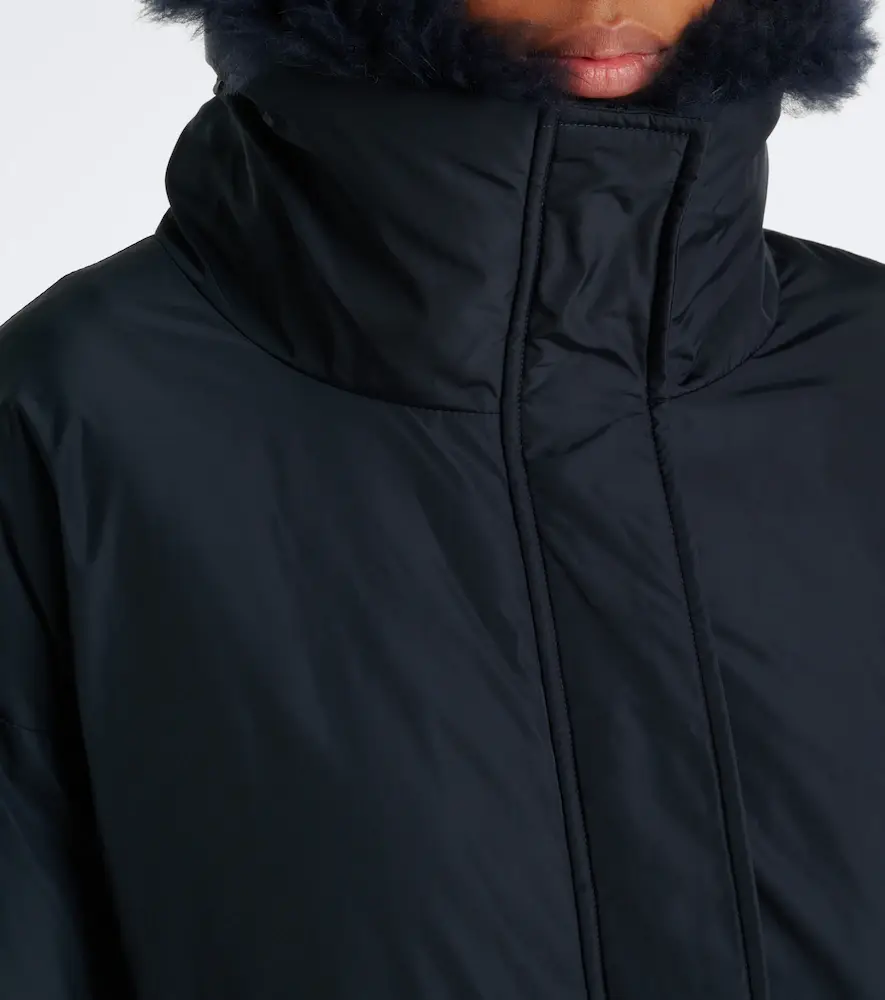 Yves Salomon Wool-trimmed down jacket | Thumbnail 5 Yves Salomon Wool-trimmed down jacket | Thumbnail 5