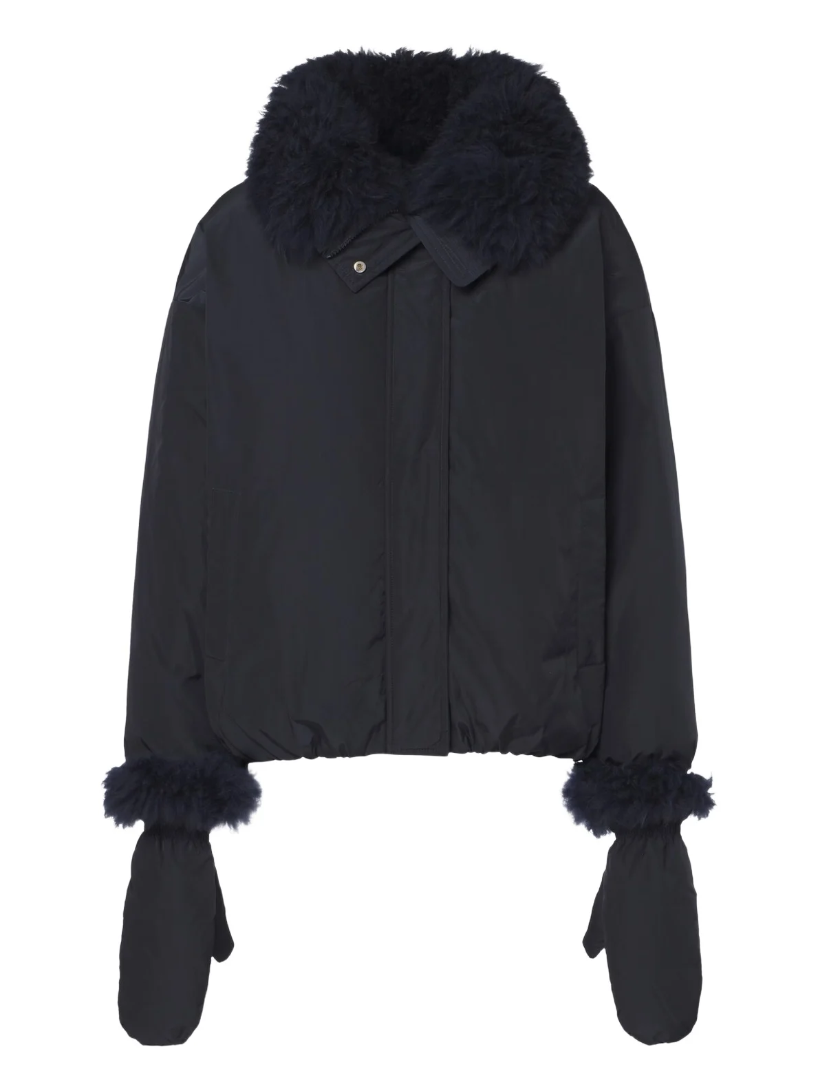 Wool-trimmed down jacket Wool-trimmed down jacket