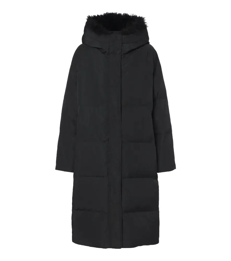 Yves Salomon Hooded down coat