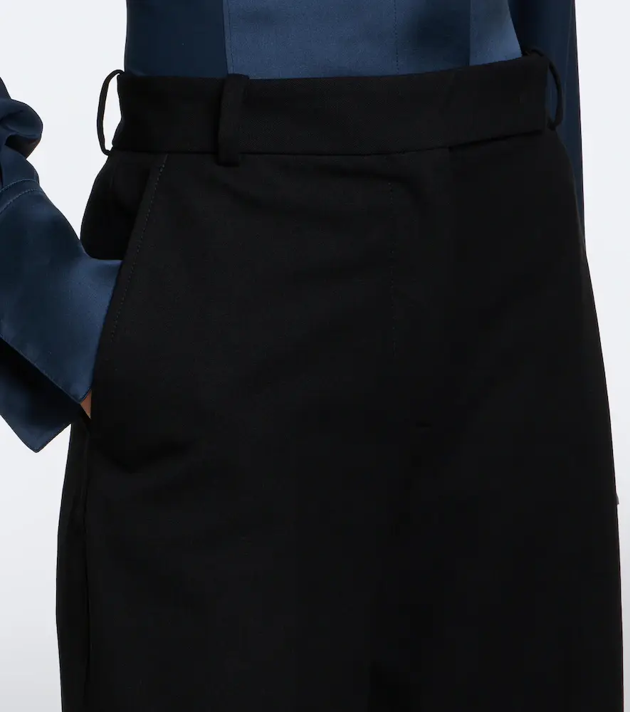 Joseph Yukio gabardine wide-leg pants | Thumbnail 4 Joseph Yukio gabardine wide-leg pants | Thumbnail 4