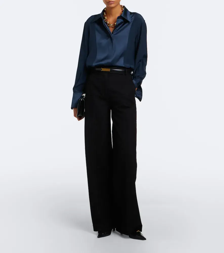 Joseph Yukio gabardine wide-leg pants | Thumbnail 5 Joseph Yukio gabardine wide-leg pants | Thumbnail 5