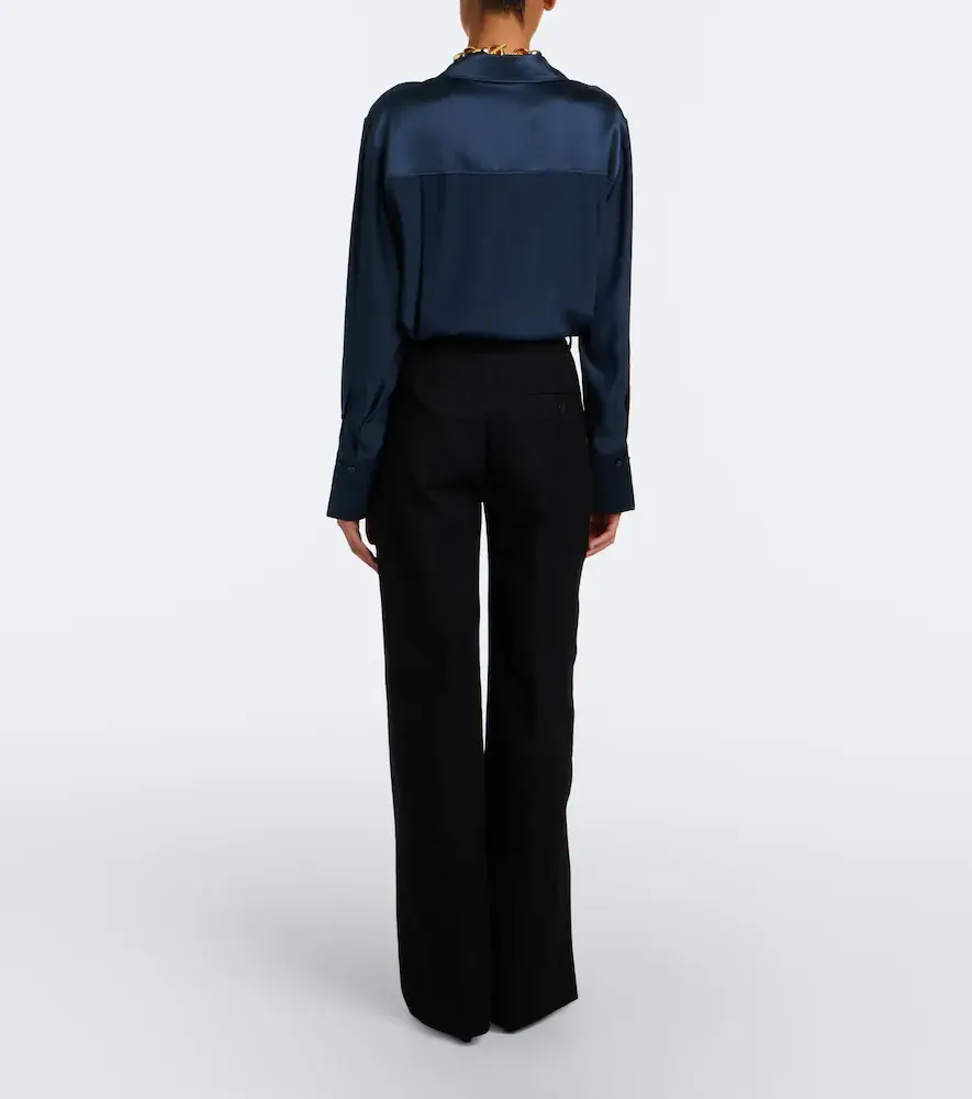 Joseph Yukio gabardine wide-leg pants | Thumbnail 6 Joseph Yukio gabardine wide-leg pants | Thumbnail 6