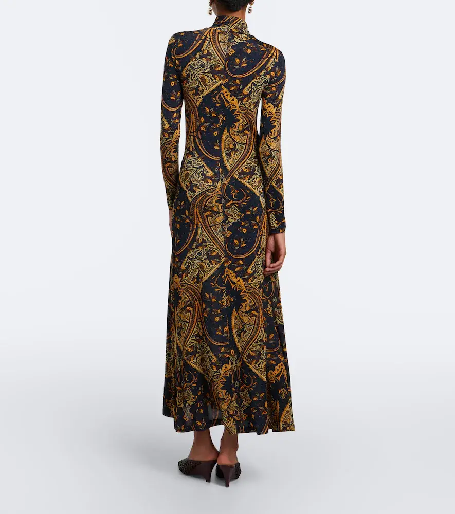 Ulla Johnson Ida paisley jersey midi dress | Thumbnail 2 Ulla Johnson Ida paisley jersey midi dress | Thumbnail 2