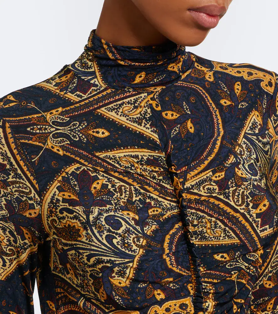 Ulla Johnson Ida paisley jersey midi dress | Thumbnail 3 Ulla Johnson Ida paisley jersey midi dress | Thumbnail 3