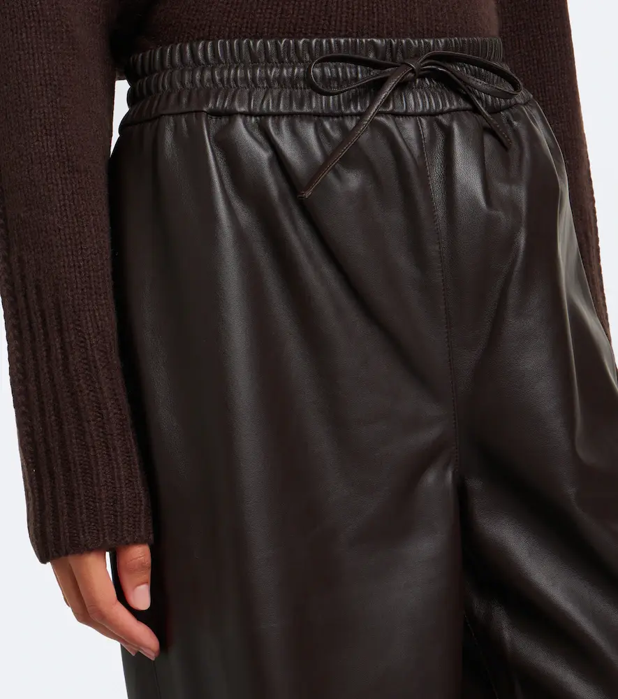 Joseph Nat leather barrel-leg pants | Thumbnail 3 Joseph Nat leather barrel-leg pants | Thumbnail 3