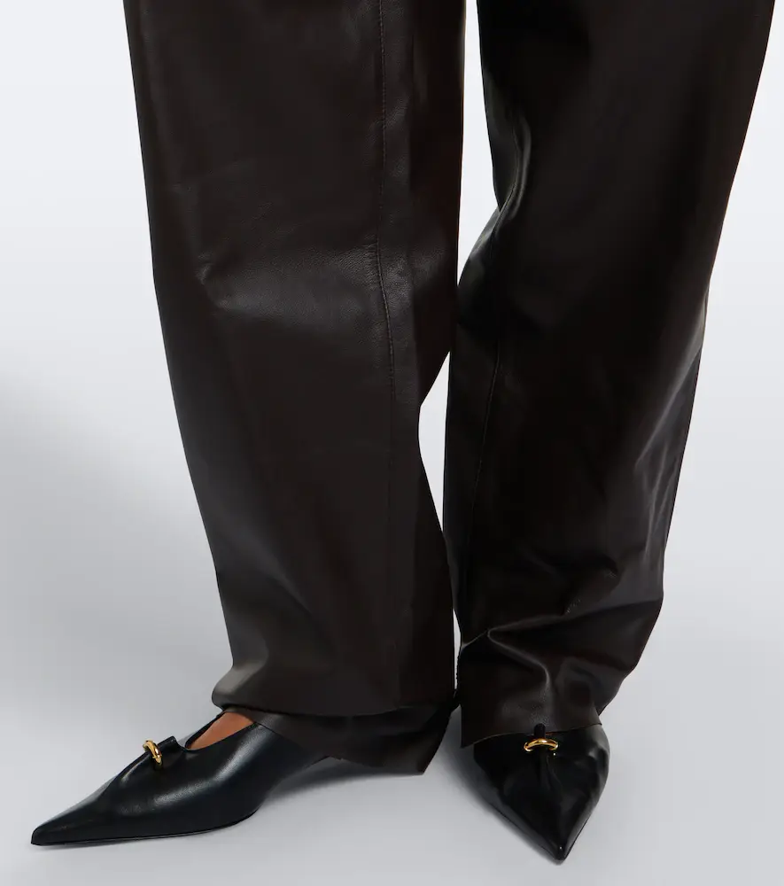 Joseph Nat leather barrel-leg pants | Thumbnail 5 Joseph Nat leather barrel-leg pants | Thumbnail 5