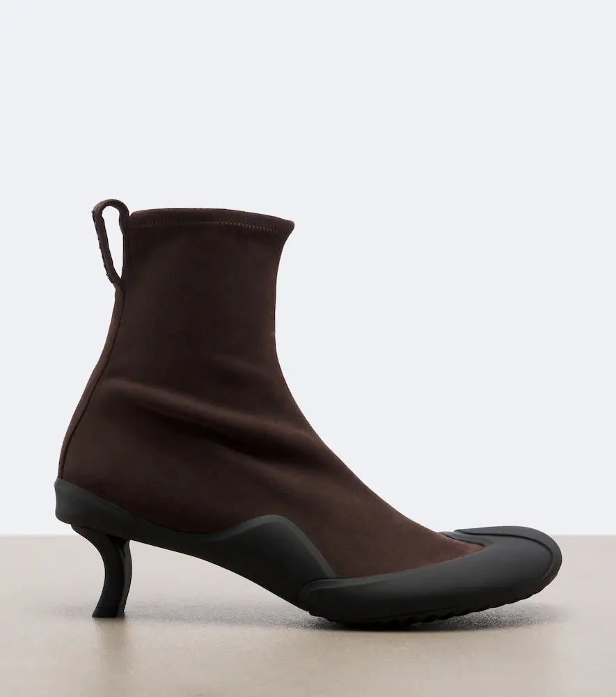 Loewe Dive suede ankle boots | Thumbnail 4 Loewe Dive suede ankle boots | Thumbnail 4