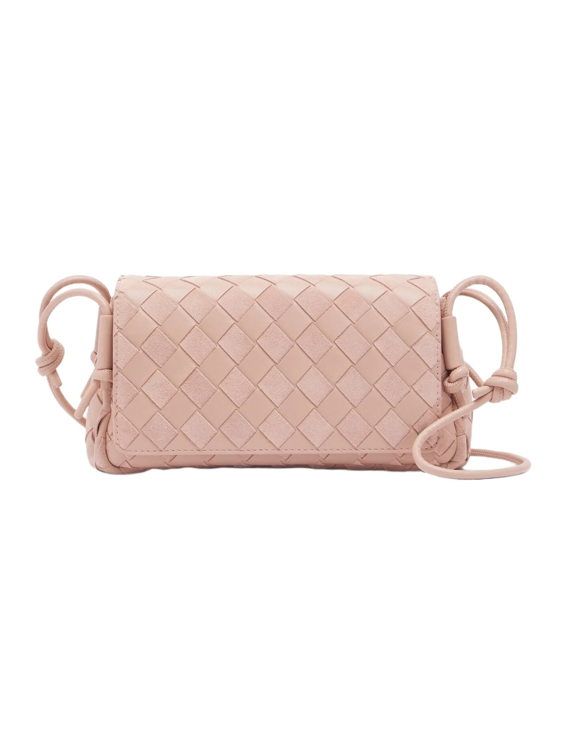 Notturno Intrecciato leather crossbody bag