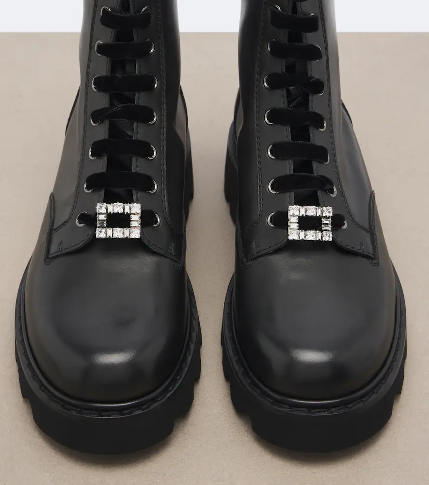 Roger Vivier Viv' Rangers Truck leather lace-up boots | Thumbnail 2 Roger Vivier Viv' Rangers Truck leather lace-up boots | Thumbnail 2