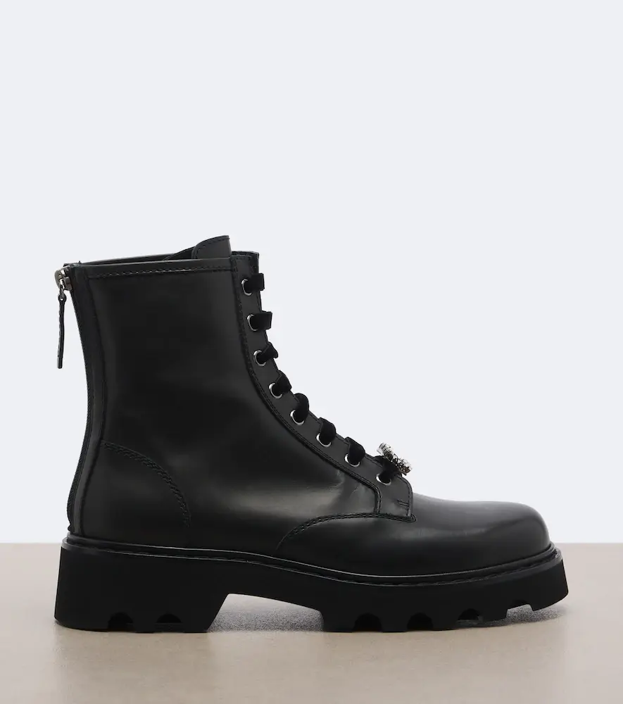 Roger Vivier Viv' Rangers Truck leather lace-up boots | Thumbnail 3 Roger Vivier Viv' Rangers Truck leather lace-up boots | Thumbnail 3