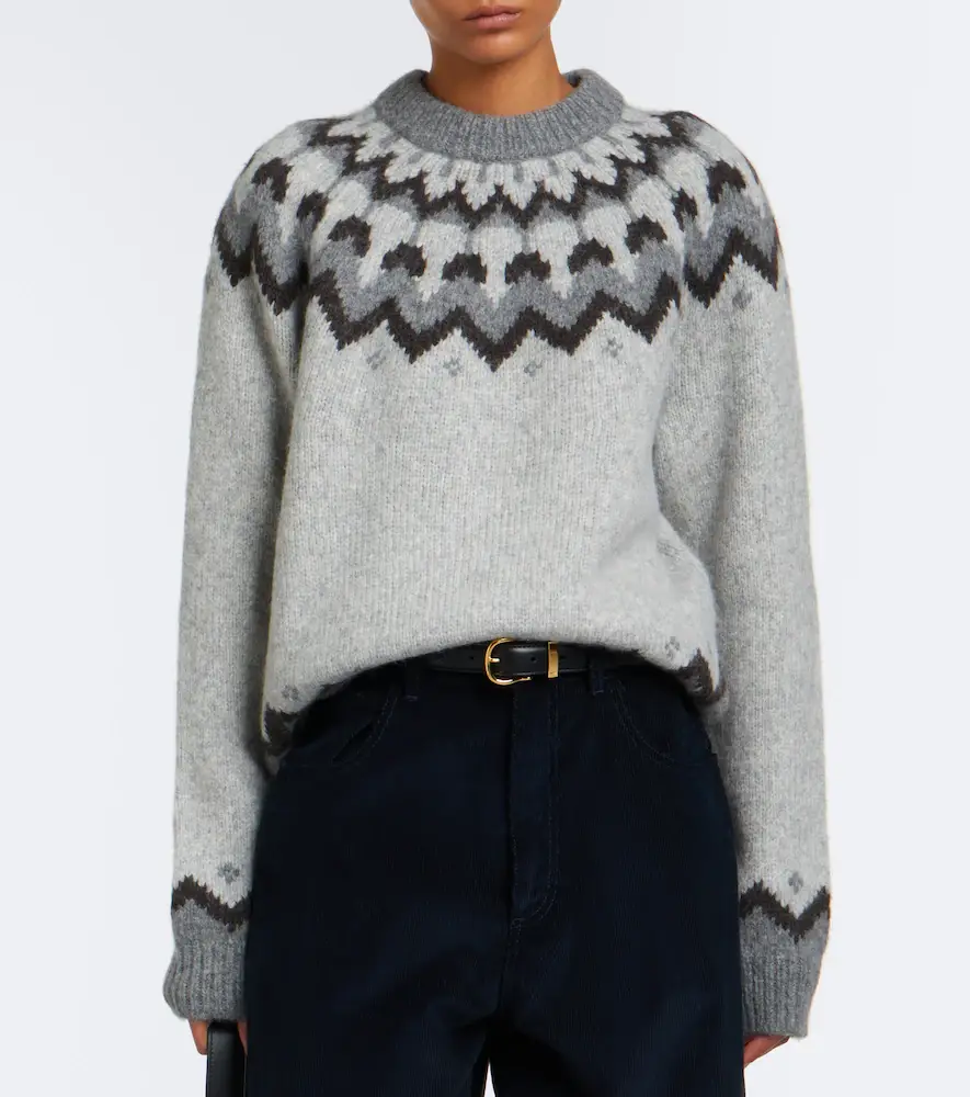 Nili Lotan Alan Fair Isle alpaca and wool-blend sweater | Thumbnail 2 Nili Lotan Alan Fair Isle alpaca and wool-blend sweater | Thumbnail 2