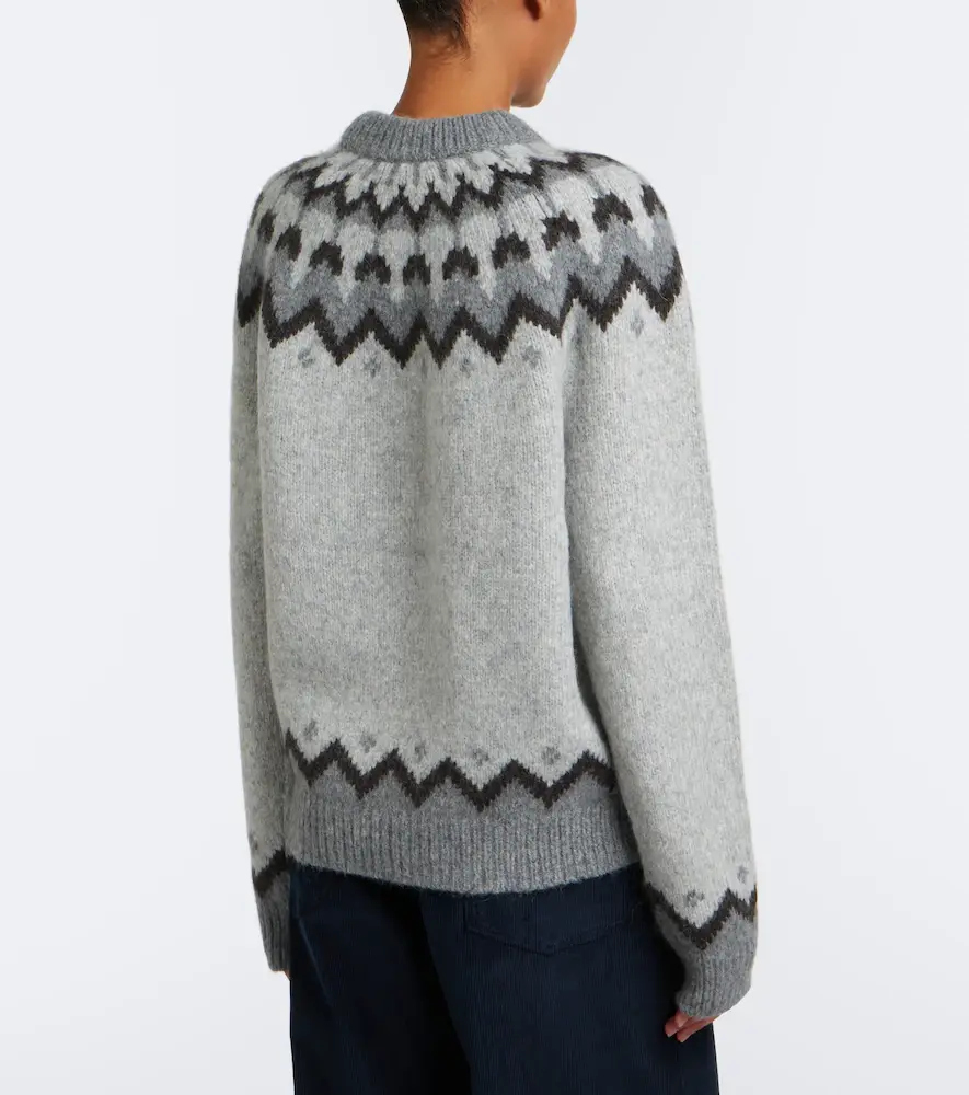 Nili Lotan Alan Fair Isle alpaca and wool-blend sweater | Thumbnail 3 Nili Lotan Alan Fair Isle alpaca and wool-blend sweater | Thumbnail 3