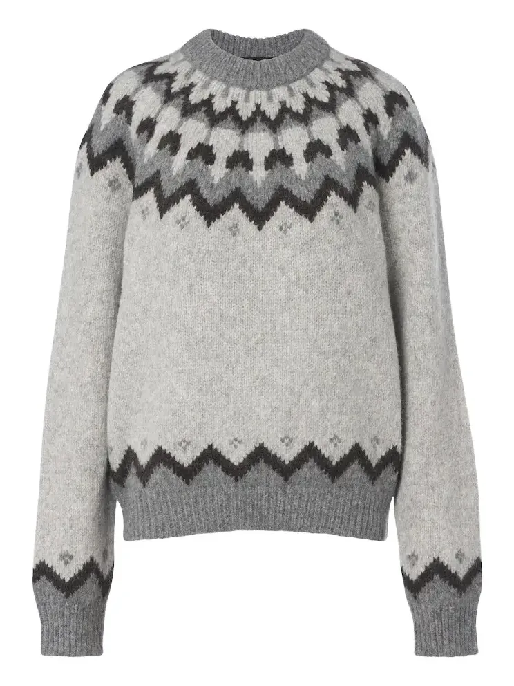 Alan Fair Isle alpaca and wool-blend sweater
