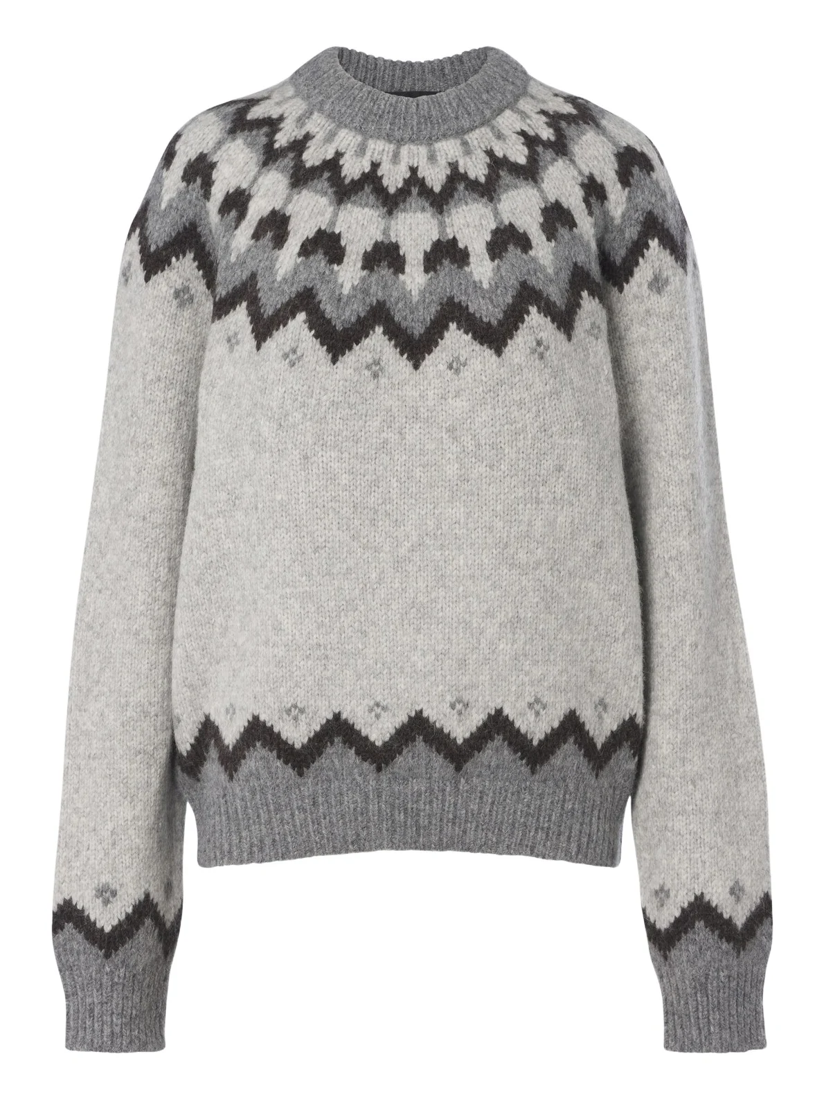 Alan Fair Isle alpaca and wool-blend sweater Alan Fair Isle alpaca and wool-blend sweater