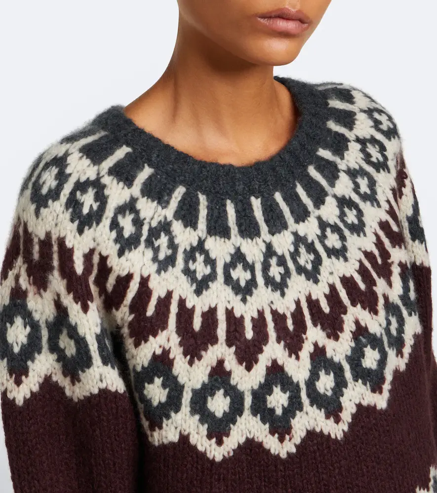 Nili Lotan Isaline Fair Isle cashmere and silk sweater | Thumbnail 2 Nili Lotan Isaline Fair Isle cashmere and silk sweater | Thumbnail 2
