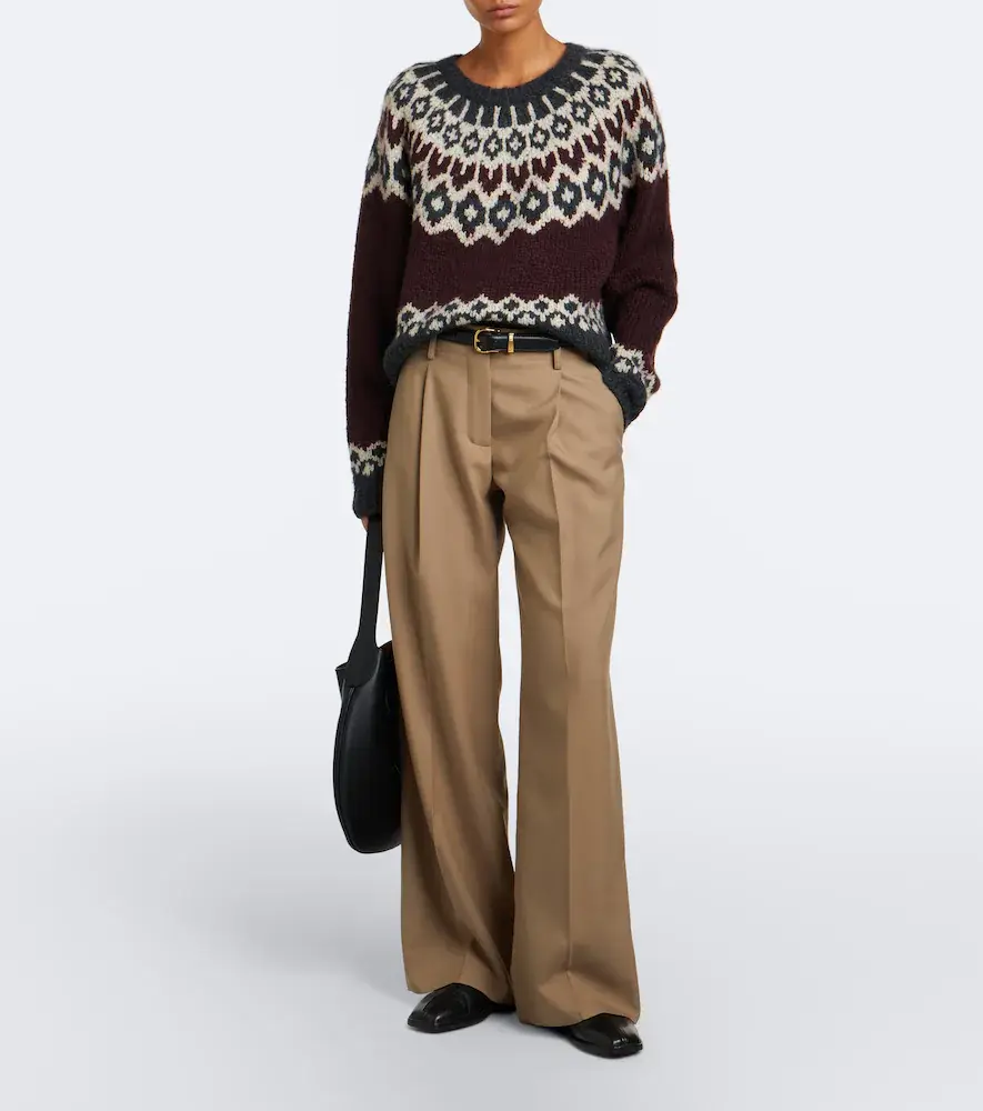 Nili Lotan Isaline Fair Isle cashmere and silk sweater | Thumbnail 3 Nili Lotan Isaline Fair Isle cashmere and silk sweater | Thumbnail 3