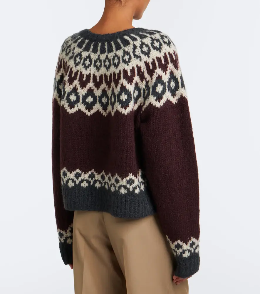 Nili Lotan Isaline Fair Isle cashmere and silk sweater | Thumbnail 4 Nili Lotan Isaline Fair Isle cashmere and silk sweater | Thumbnail 4