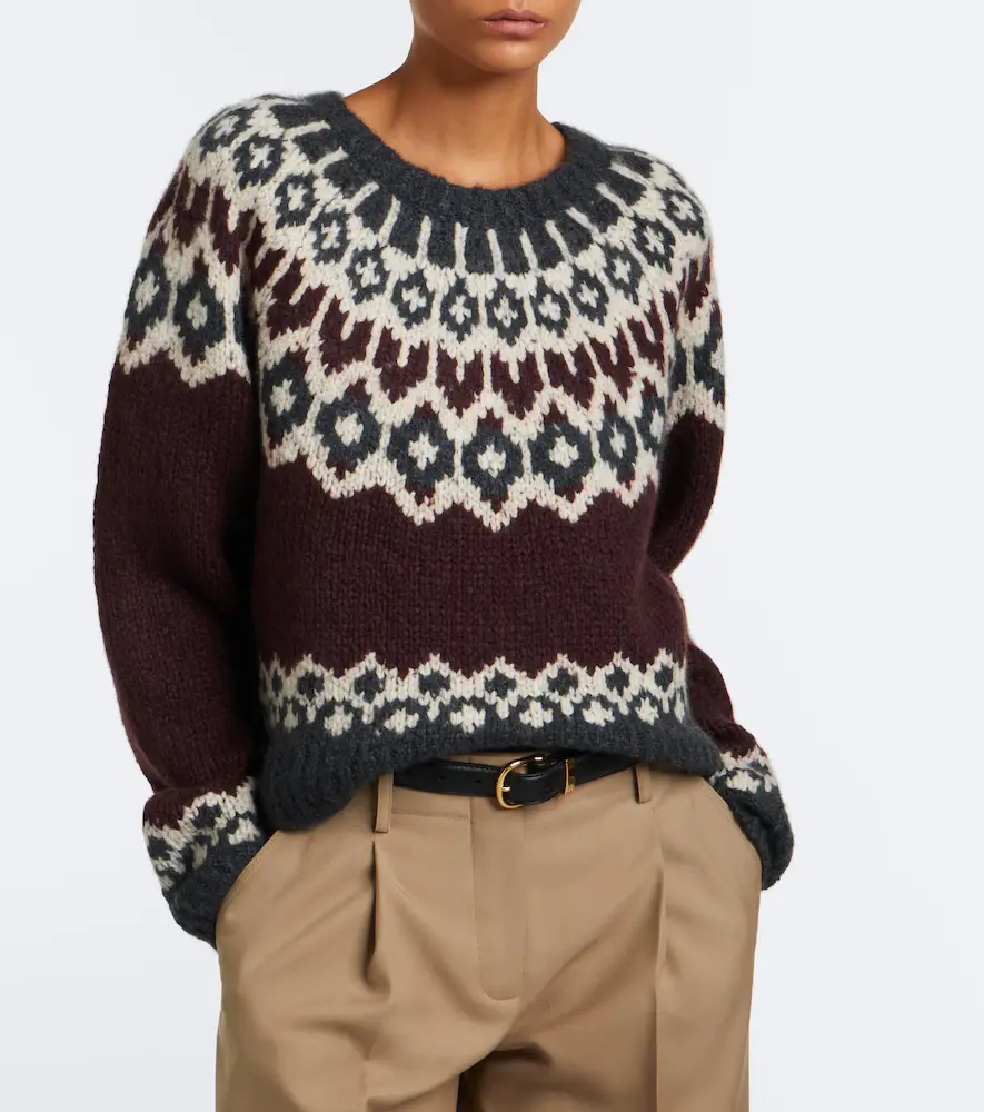 Nili Lotan Isaline Fair Isle cashmere and silk sweater | Thumbnail 5 Nili Lotan Isaline Fair Isle cashmere and silk sweater | Thumbnail 5