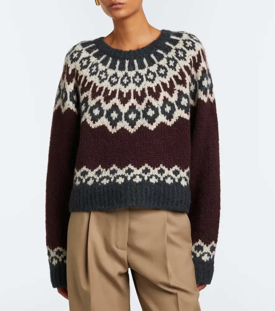Nili Lotan Isaline Fair Isle cashmere and silk sweater | Thumbnail 6 Nili Lotan Isaline Fair Isle cashmere and silk sweater | Thumbnail 6