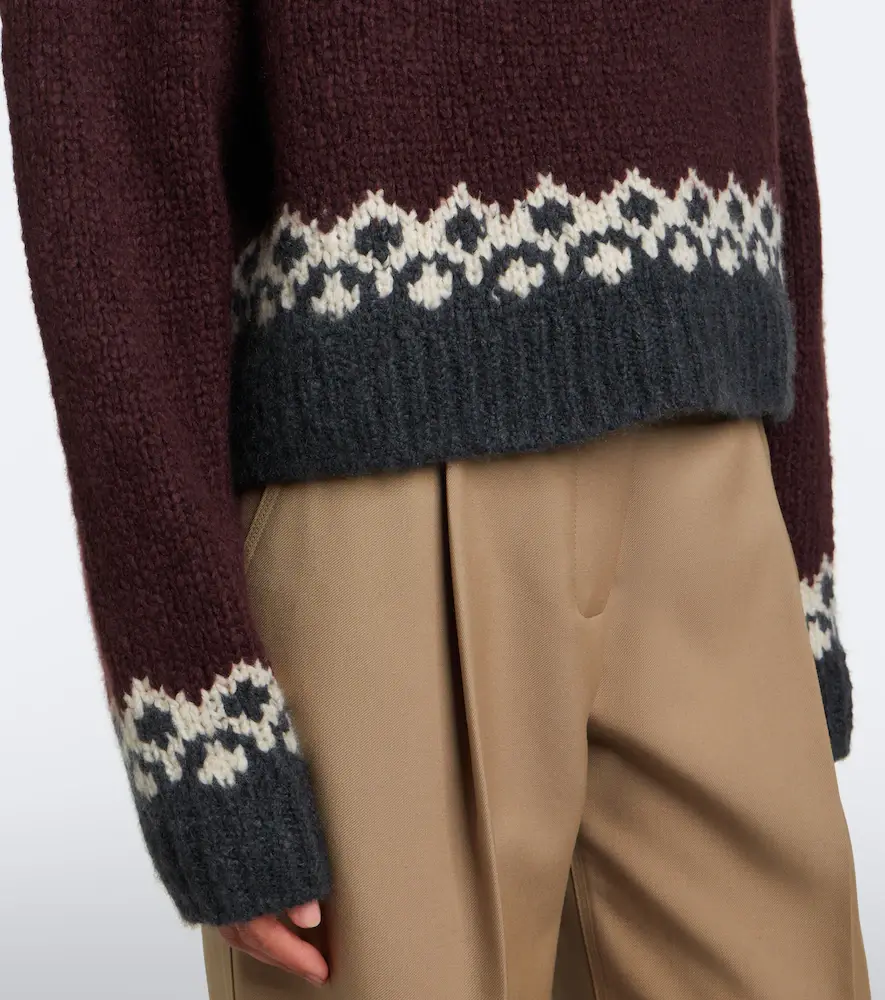 Nili Lotan Isaline Fair Isle cashmere and silk sweater | Thumbnail 7 Nili Lotan Isaline Fair Isle cashmere and silk sweater | Thumbnail 7