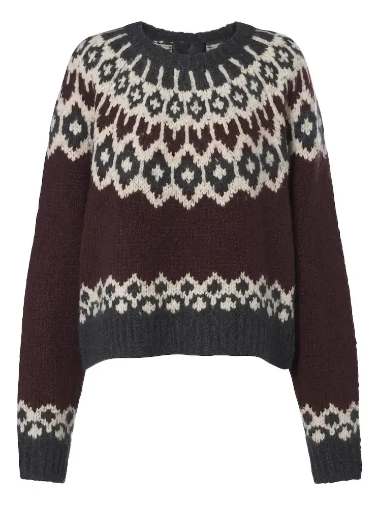 Isaline Fair Isle cashmere and silk sweater Isaline Fair Isle cashmere and silk sweater