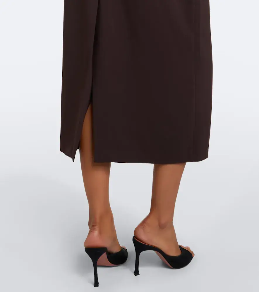 Veronica Beard June crêpe midi dress | Thumbnail 4 Veronica Beard June crêpe midi dress | Thumbnail 4