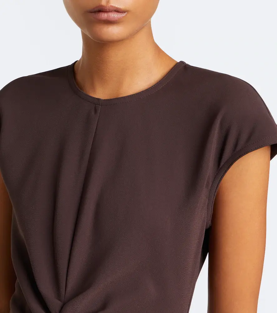 Veronica Beard June crêpe midi dress | Thumbnail 5 Veronica Beard June crêpe midi dress | Thumbnail 5