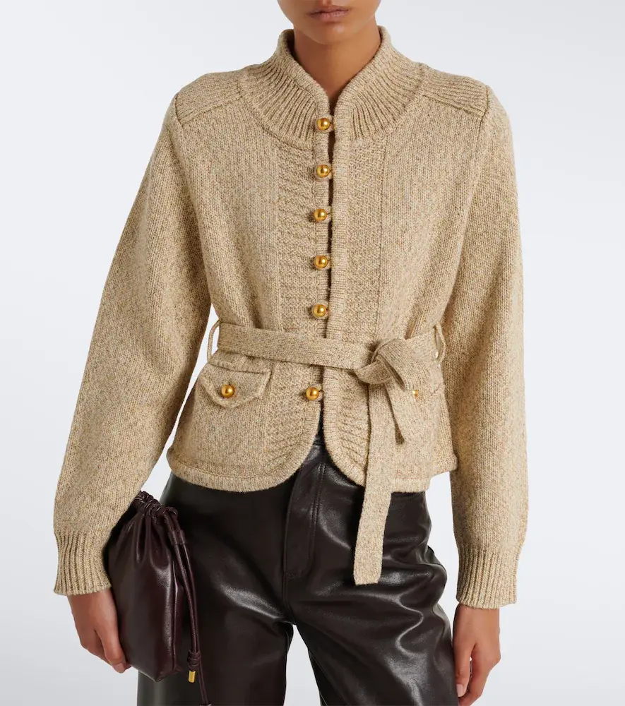 Xu Zhi Belted wool and silk cardigan | Thumbnail 2 Xu Zhi Belted wool and silk cardigan | Thumbnail 2