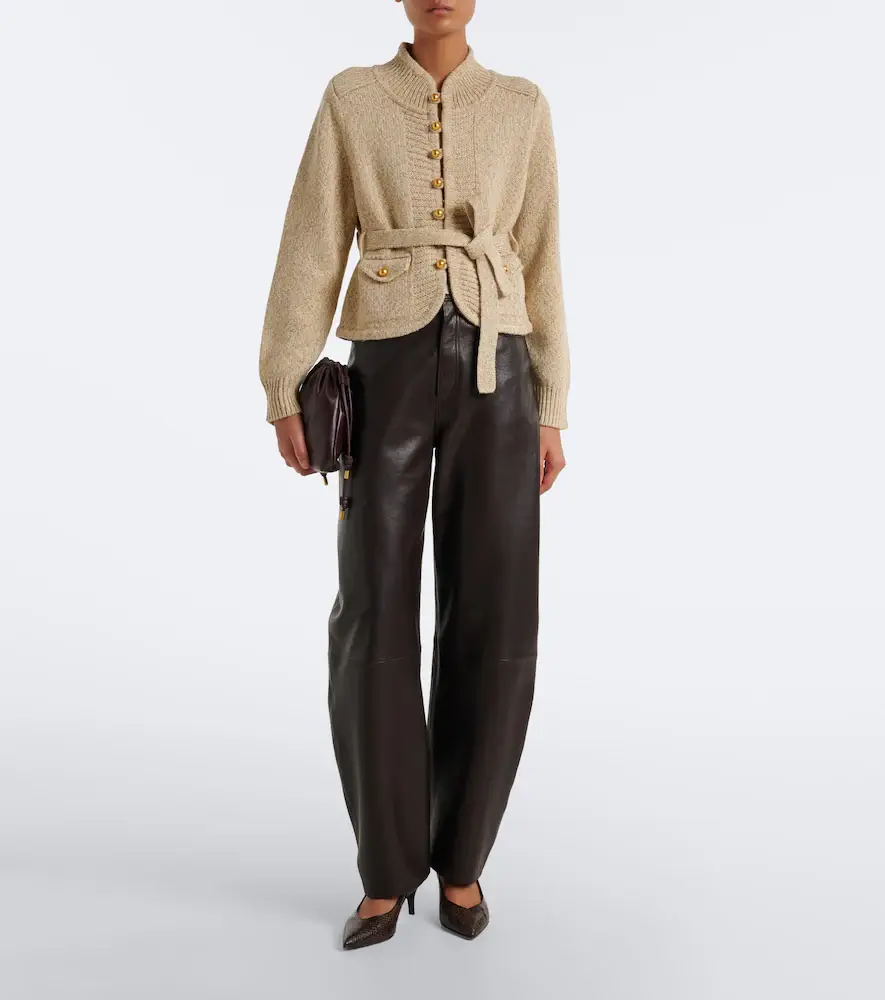 Xu Zhi Belted wool and silk cardigan | Thumbnail 3 Xu Zhi Belted wool and silk cardigan | Thumbnail 3