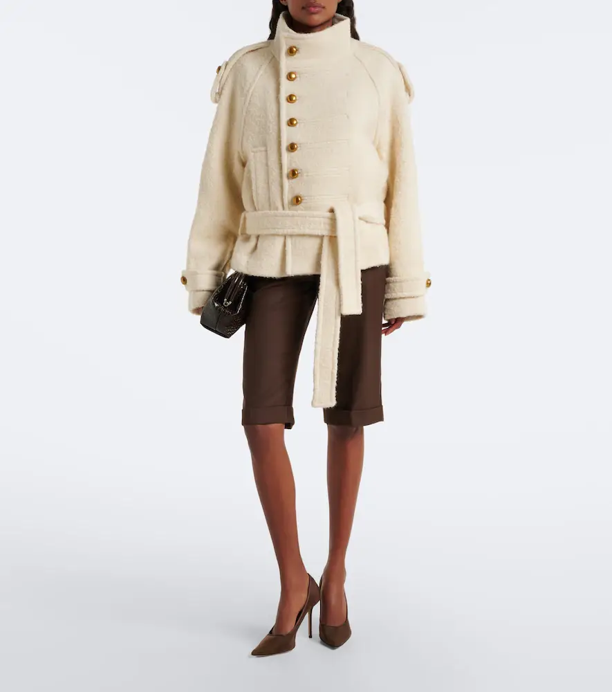 Xu Zhi Belted wool and alpaca-blend jacket | Thumbnail 6 Xu Zhi Belted wool and alpaca-blend jacket | Thumbnail 6