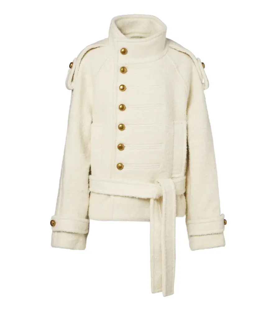 Xu Zhi Belted wool and alpaca-blend jacket