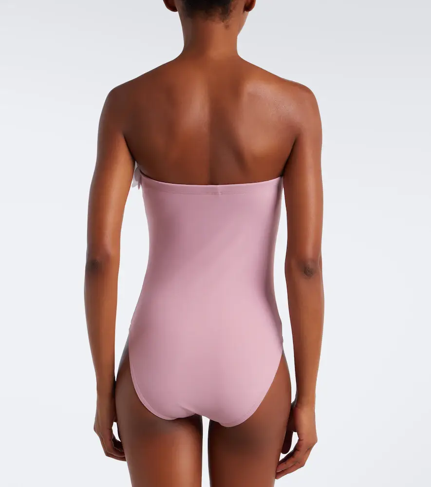 Karla Colletto Juliet floral-appliqué bandeau swimsuit | Thumbnail 5 Karla Colletto Juliet floral-appliqué bandeau swimsuit | Thumbnail 5