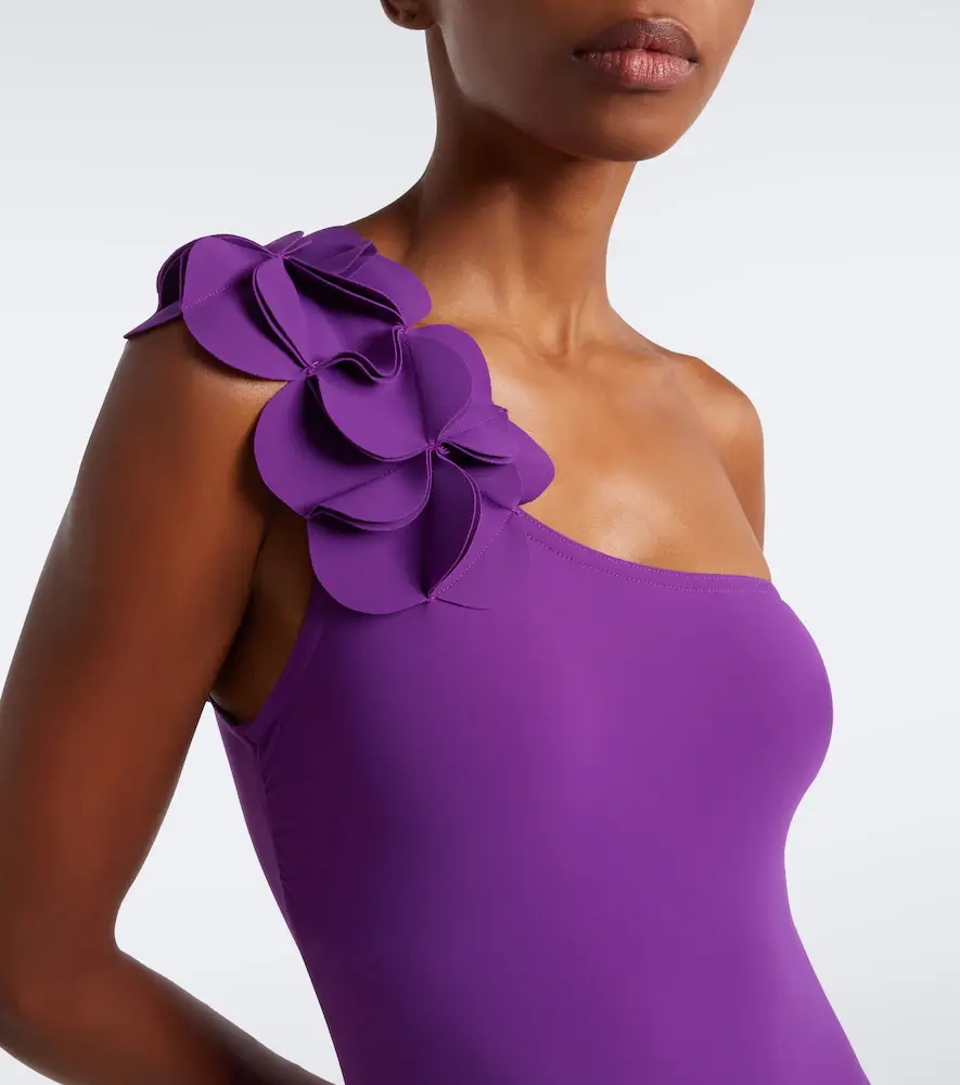 Karla Colletto Tess floral-appliqué one-shoulder swimsuit | Thumbnail 2 Karla Colletto Tess floral-appliqué one-shoulder swimsuit | Thumbnail 2