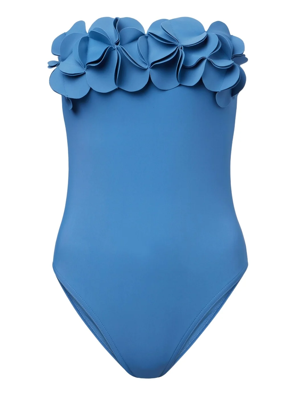 Karla Colletto Tess floral-appliqué swimsuit